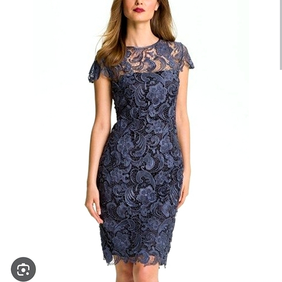 NWT Patra Venice Navy Lace Dress - Picture 1 of 10